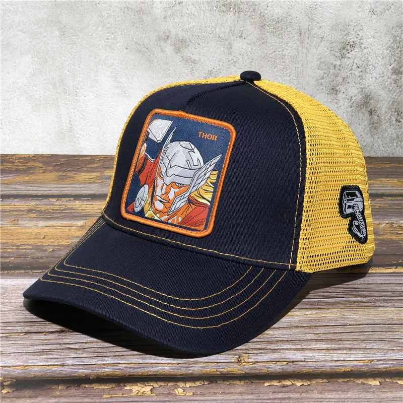 Marvel, супергерой, Тор, торбейсбольная Кепка, Odinson, серия Marvel, повседневная Кепка, высокое качество, шапки, Классический мультяшный стиль, Кепка водителя грузовика