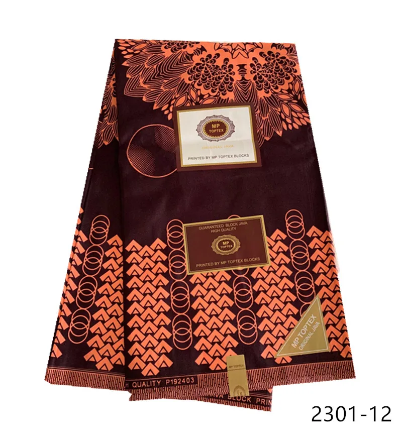 Cena 2019 ostatnie woskowana ankara tkaniny gwarantowany prawdziwy wosk 6 stoczni dużo wysokiej jakości afrykańska tkanina druku dla szycie sukienki 2301