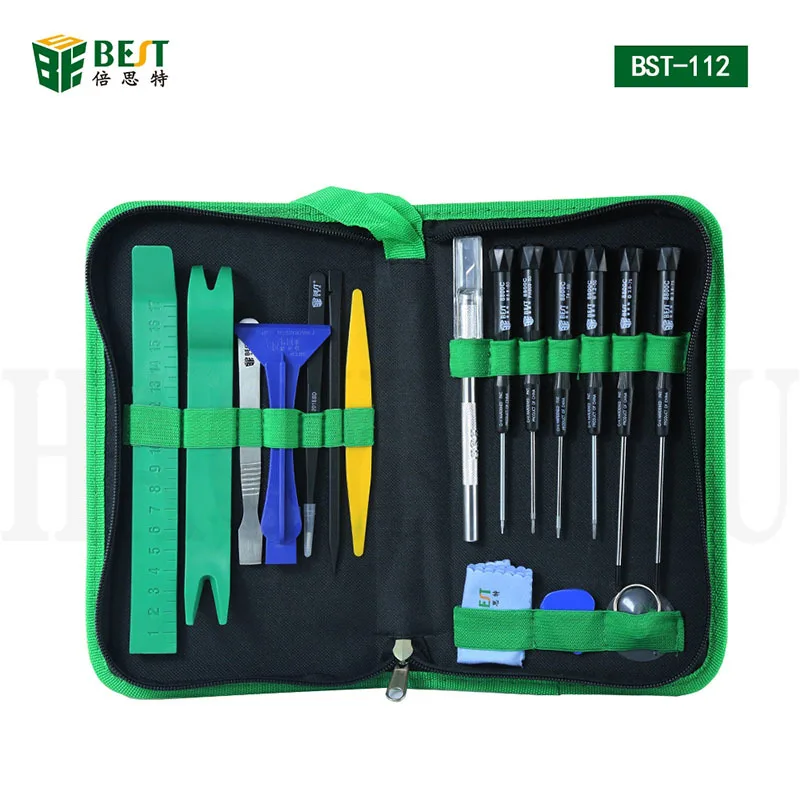 BST-112 профессиональный набор для ремонта телефона, ручная отвертка для iPhone, iPad, Android, мобильного телефона, планшета, ПК, ноутбука