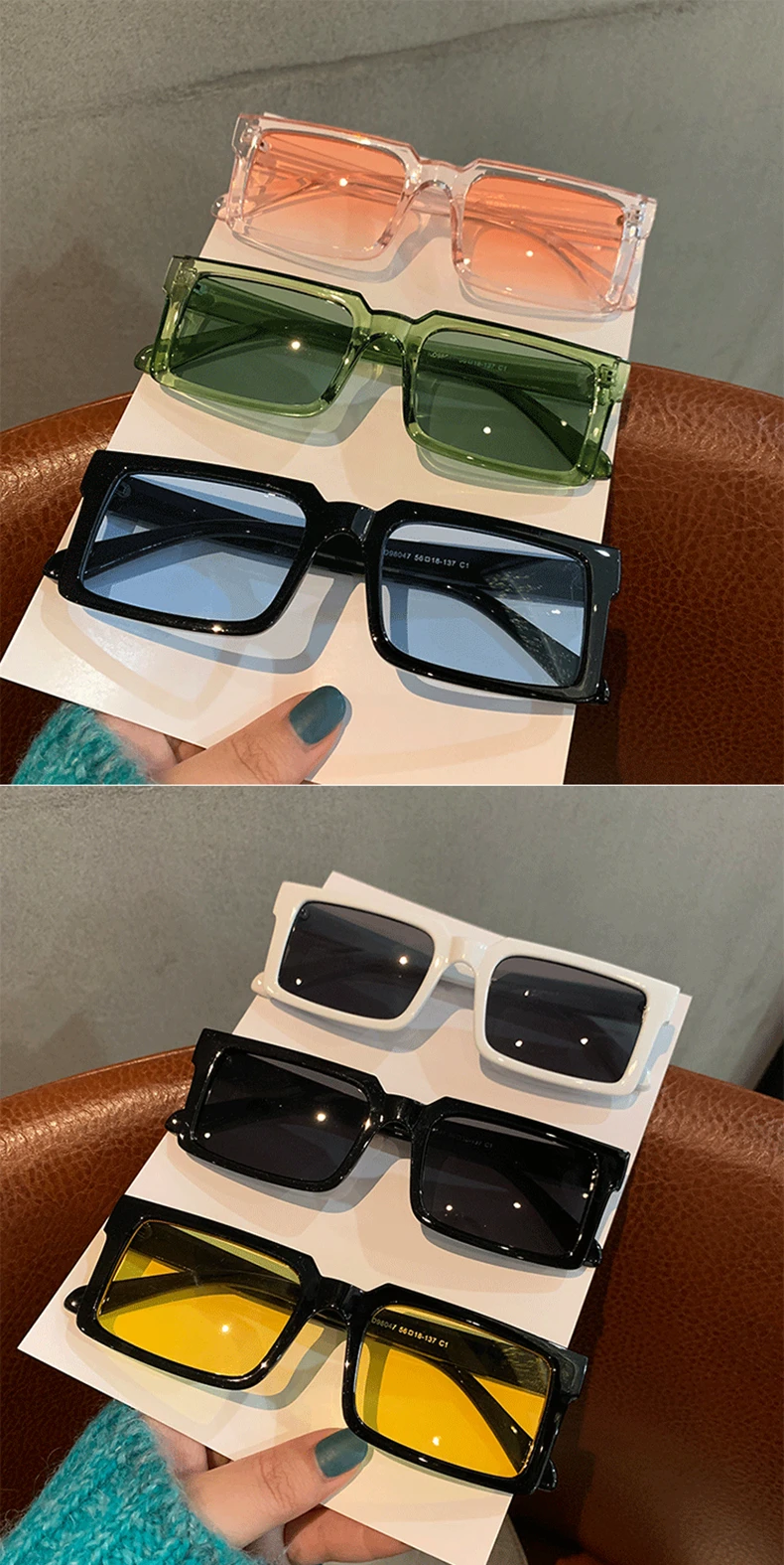 black sunglasses women NYWOOH 2021 Retro Square Sunglasses Women Small Vintage Sun Glasses for Woman Men Luxury Brand Green Black Eyewear UV400 round sunglasses women