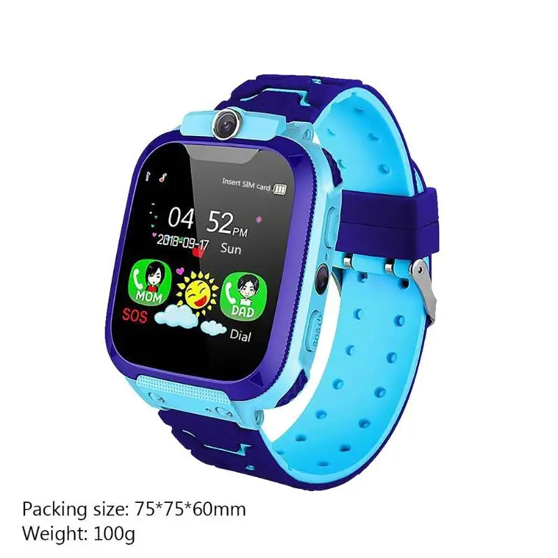 Q12 Детские умные часы с сенсорным экраном, анти-потеря, детские наручные часы с позиционированием LBS и функцией SOS для Android и IOS