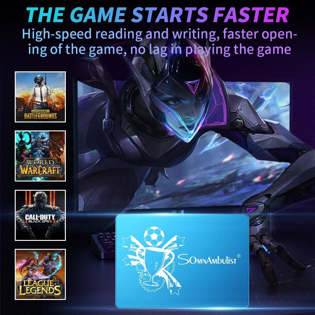 【60GB 】 Metal ssd 60GB 2.5" ssd sata drive. 