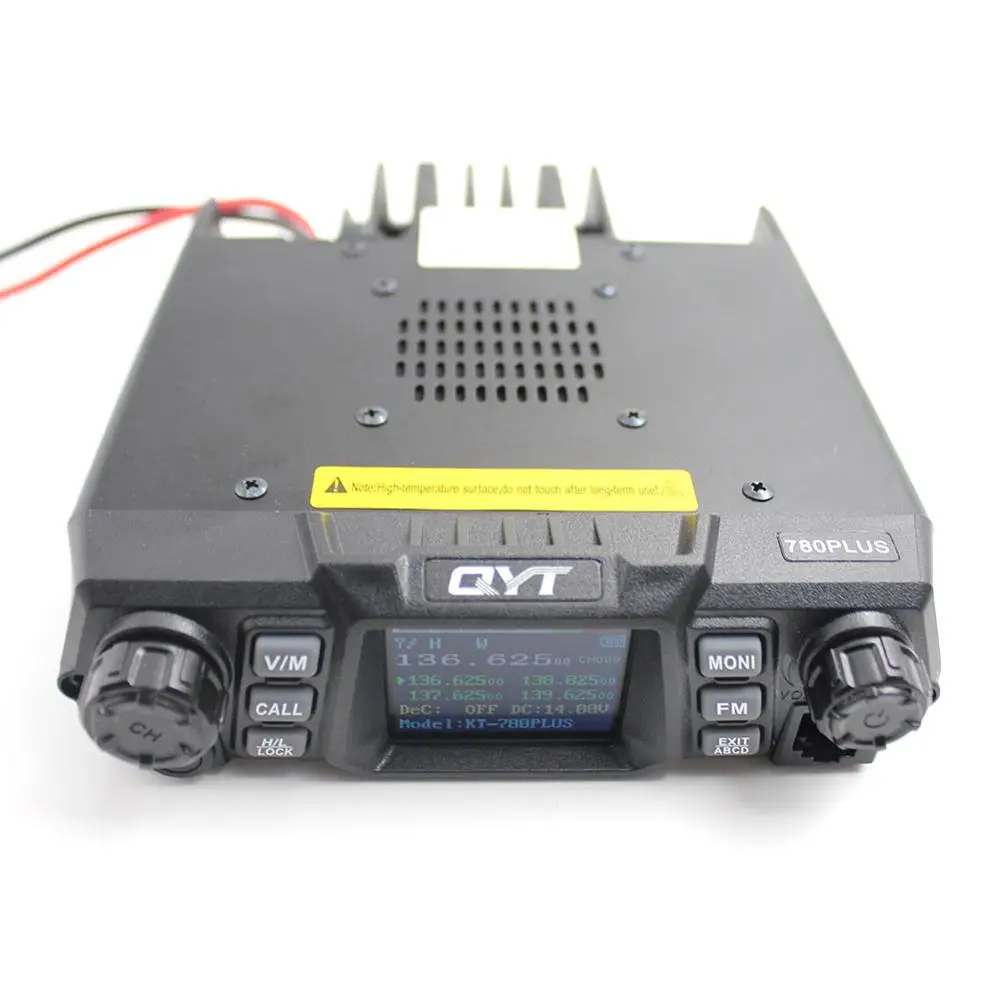 100 Вт Супер высокая мощность QYT KT 780 Plus VHF136 174mhz автомобильное радио/мобильный