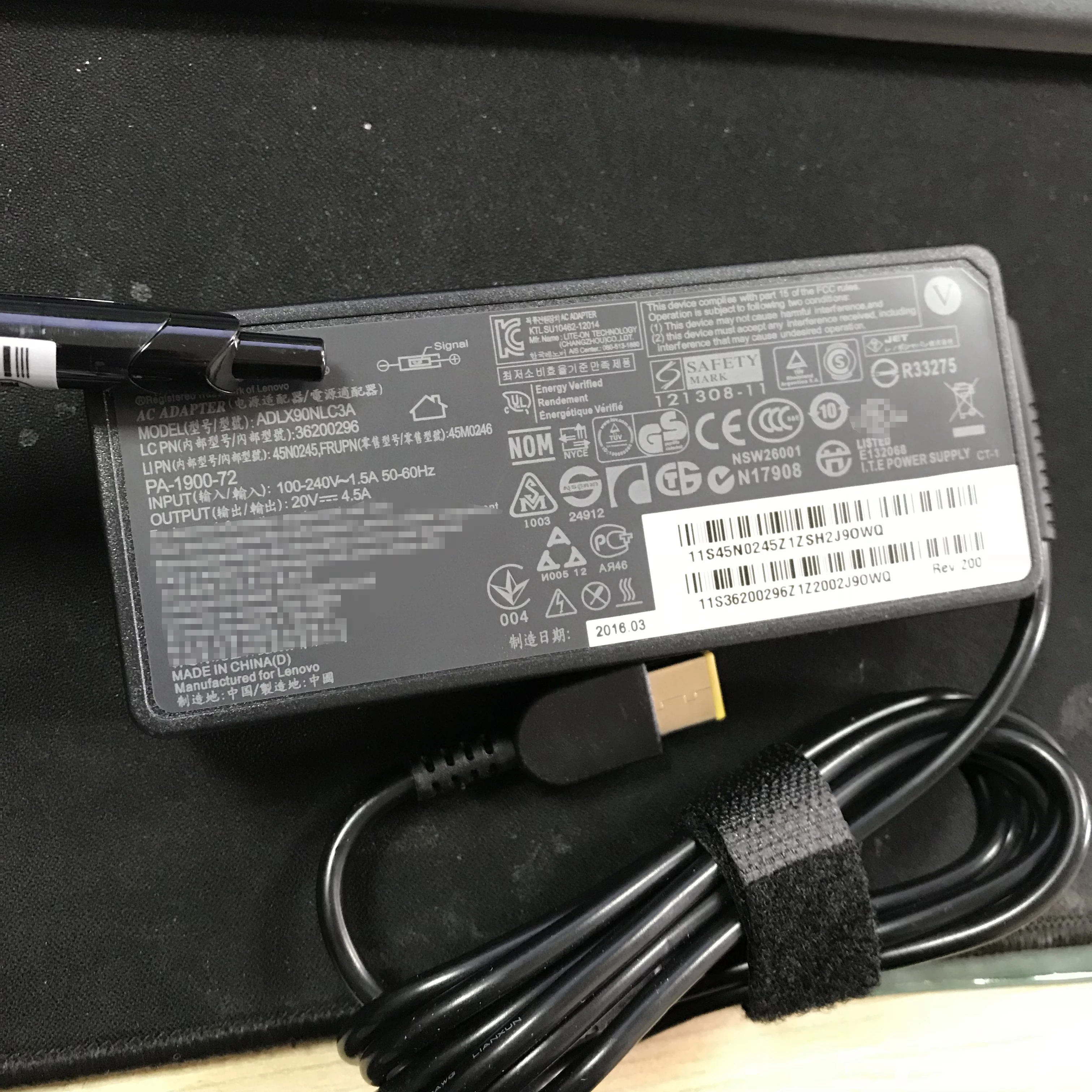 Адаптер питания переменного тока 20 в 4 5a зарядное устройство для ноутбука Lenovo G405s