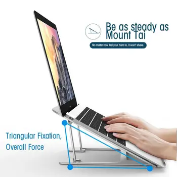

Adjustable Laptop Tablet Stand Notebook Riser Holder 9-15 Portable MacBook