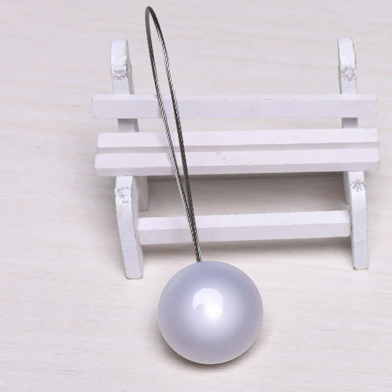 Magnetic Magnet Curtain Buckle Strap Holder Resin Decoration For Home Living Room DEC889 - Цвет: Silver gray