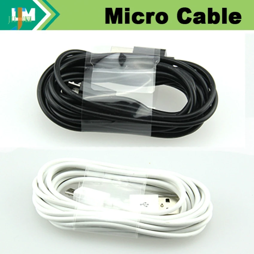 100 шт./лот Micro Usb кабель для зарядки и передачи данных Samsung S6 S7 Xiaomi Mi3 телефонный