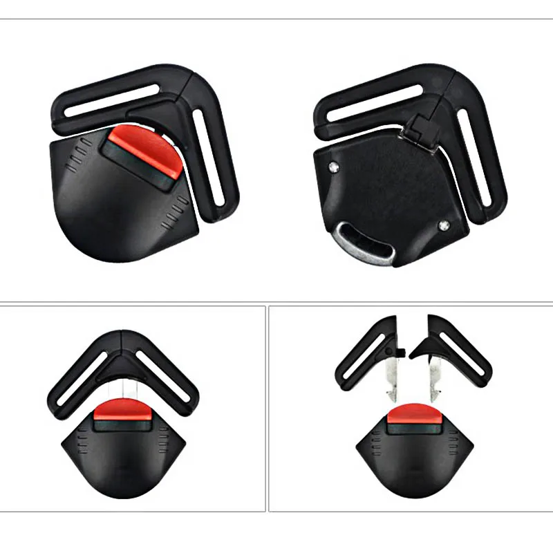 Children Strap Buckle Safety Belt Harness for Children Basket Baby Car Seat Belt Extended with Lock Latch Horn Buckle