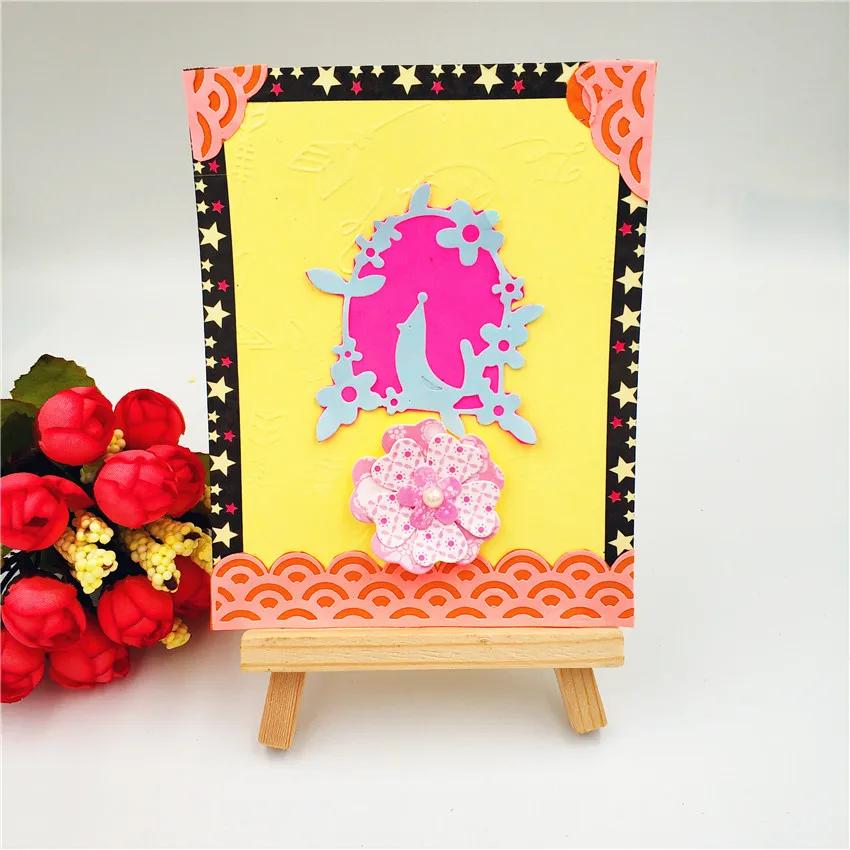 Штампы для высечки тиснение венок металлические изделия высечка бумаги DIY Пасха