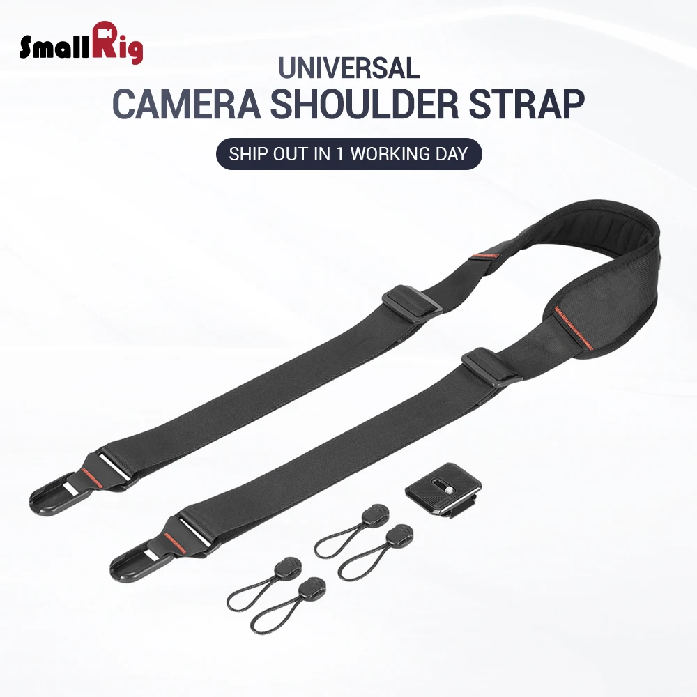 

SmallRig DSLR Camera Adjustable Shoulder Strap With Quick Attachment / Detachment Rapid link Connectors 2428