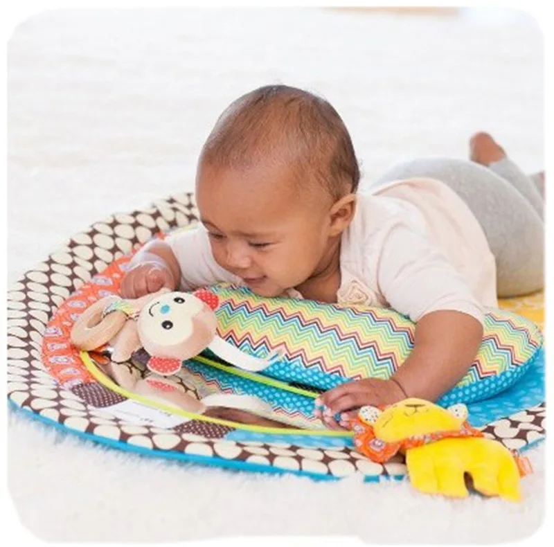 Baby Gym Playmat Colorful Kids Waterproof Mat Height Blanket Play Game Carpet Early Learn Activity Mat Mirror Pillow Doll Gift
