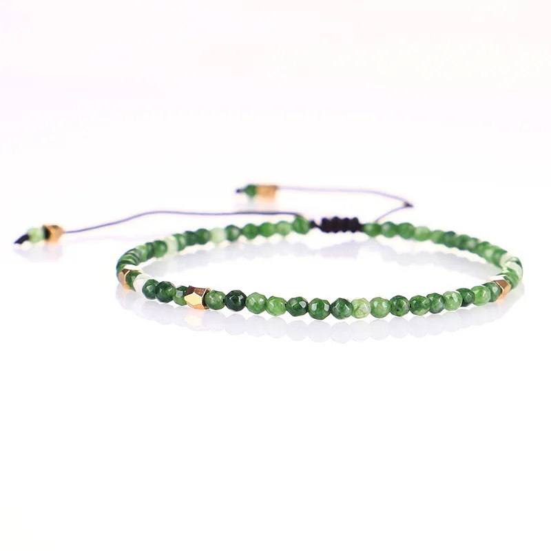 3mm Natural Lapis Tiger Eye Stone Tangling Stone Hand-woven Bracelets for Luck Love for Men And Women for Bracelet Jewelry