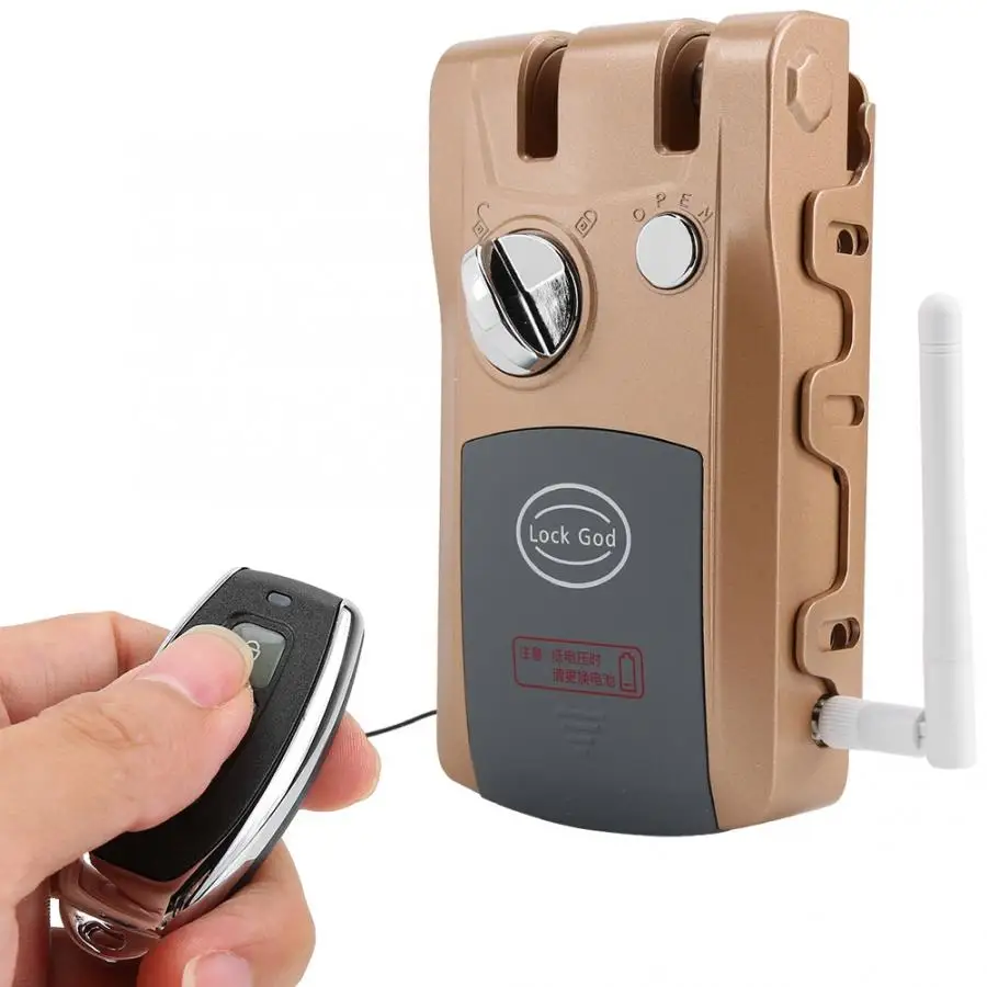 Intelligent Smart Wireless Door Lock Anti Theft Security With 4