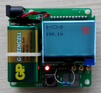 

9V Graph M8 Transistor Tester Upgrade M328 Edition ESR Meter Multi-function Tester DIY