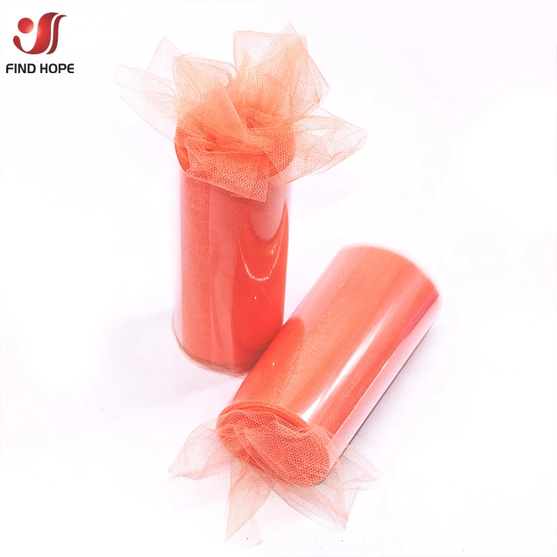 Multicolor Tulle Spool 10 Yards 15cm Organza Roll Tulle Fabric Tutu Skirt Girl Baby Shower Decoration Wedding Party Supplies DIY