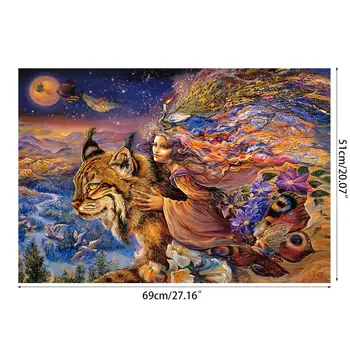 

1000 Piece Paper Jigsaw Puzzle for Adults Kids Games Toys Magic Tiger P31B