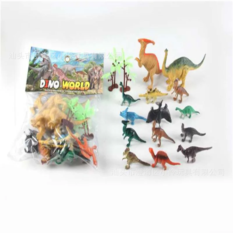 

Children Simulated Dinosaur Models Plastic Toy Set 16-Garage Kit Static Dinosaur Model Toy