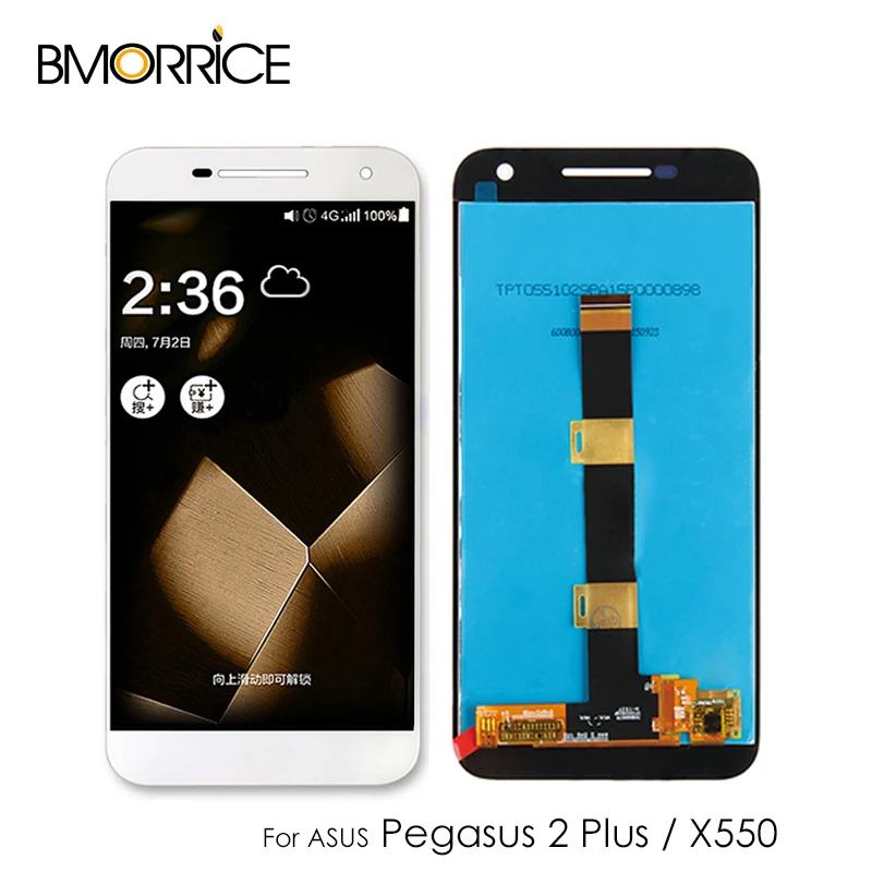 

LCD Display For Asus Pegasus 2 Plus X550 Touch Screen Digitizer Assembly Replacement White No Frame Parts