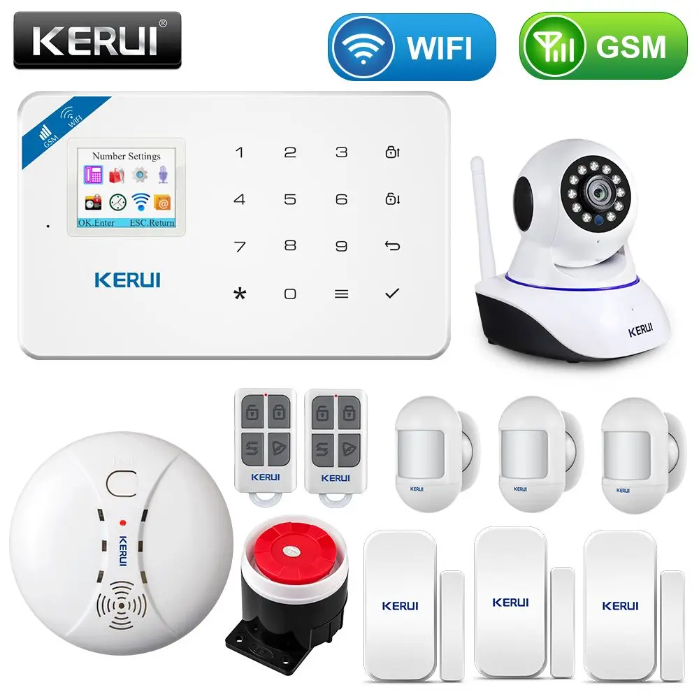KERUI GSM охранная сигнализация Русская прошивка Дистанционное ...