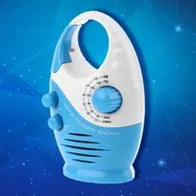 Adjustable Volume Shower AM FM Radio Waterproof 3x AAA Battery Hanging Radio