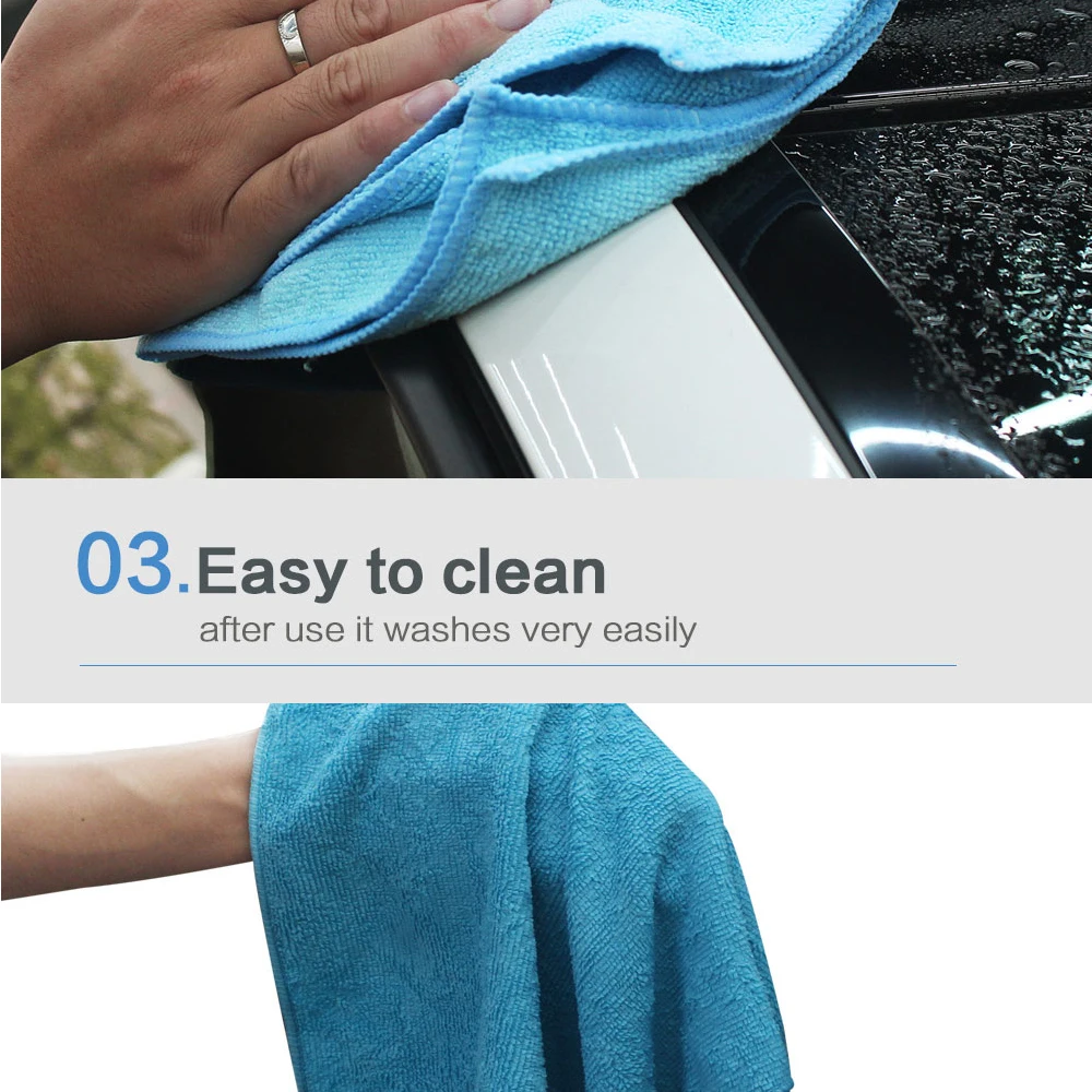 1P полотенце из микрофибры для мытья автомобиля ткань для чистки автомобиля восковая полировка сушка детализация уход за автомобилем кухонное полотенце для работы по дому
