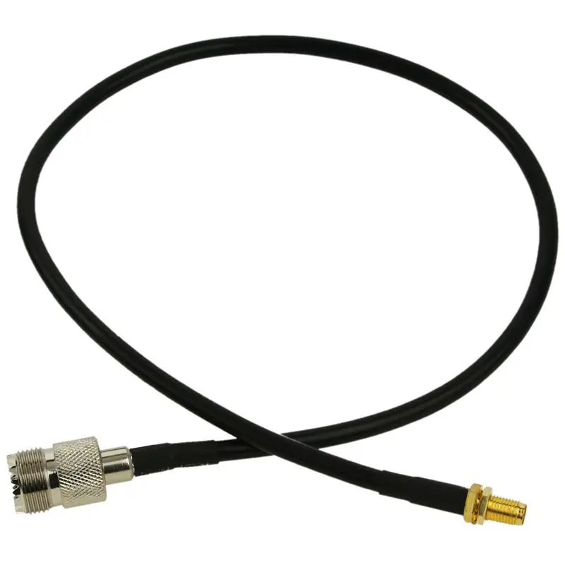 Топовый коаксиальный кабель SMA female to UHF SO239 PL259 RG58 50 см | Обустройство дома