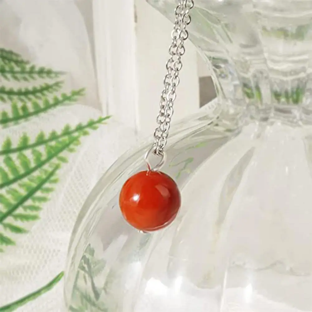 Gold-Plated Carnelian Necklace For Women Necklace Accessory Necklace For Women Adjustable Clavicle Chain Necklace 2021 2
