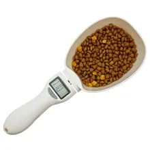 

NEW TY Pet Food Scale Electronic Measuring Tool For Dog Cat Feeding Bowl Measuring Spoon Kitchen Scale Digital Display 250ml