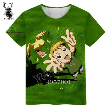 

YOJULY Summer Child Short sleeve tee Fullmetal Alchemist 3D Print Anime Harajuku t shirt Tops Baby Fashion Casual T-shirt Y299