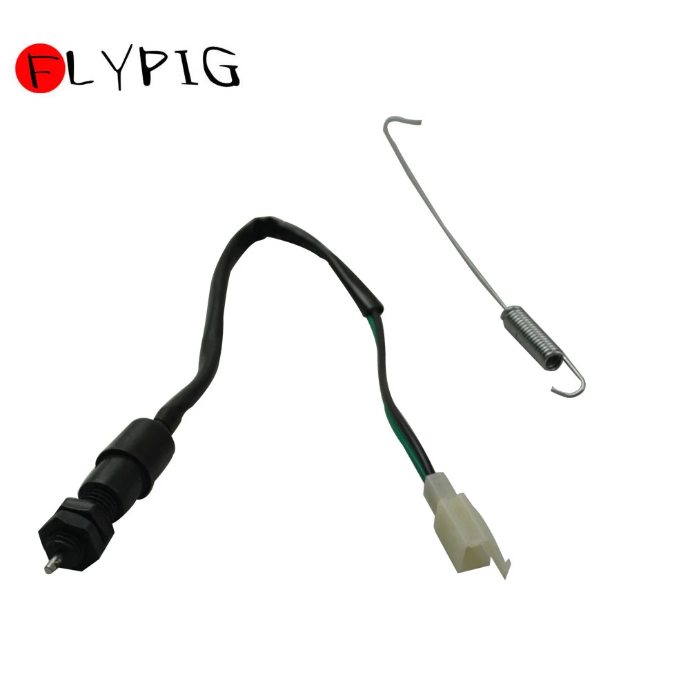 

FLYPIG Replacement for Universal Motorcycle Scooter ATV Dirt Bike Rear Brake Light Switch Spring Kit