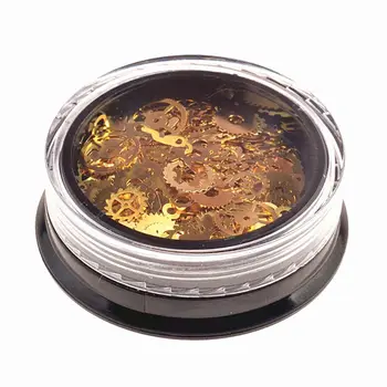 

2 Box Mini Mixed Steampunk Cogs Gear Clock Charm UV Frame Resin Jewelry Fillings T4MD