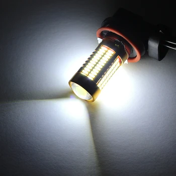 

1Pcs car led Fog lights H8 H11 4014 106smd high power front Fog lights Headlight Indicator Lights For auto Modified Light