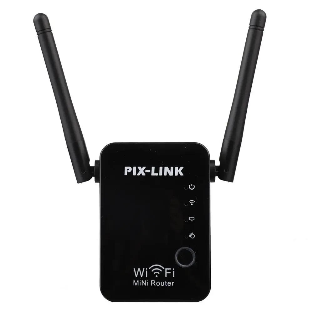 PIXLINK Беспроводной Wi-fi ретранслятор Wi-fi расширитель диапазона 300 Мбит/с усилитель сигнала 802.11N/B/G усилитель Repetidor Wi fi Reapeter - Цвет: 2 Antennas