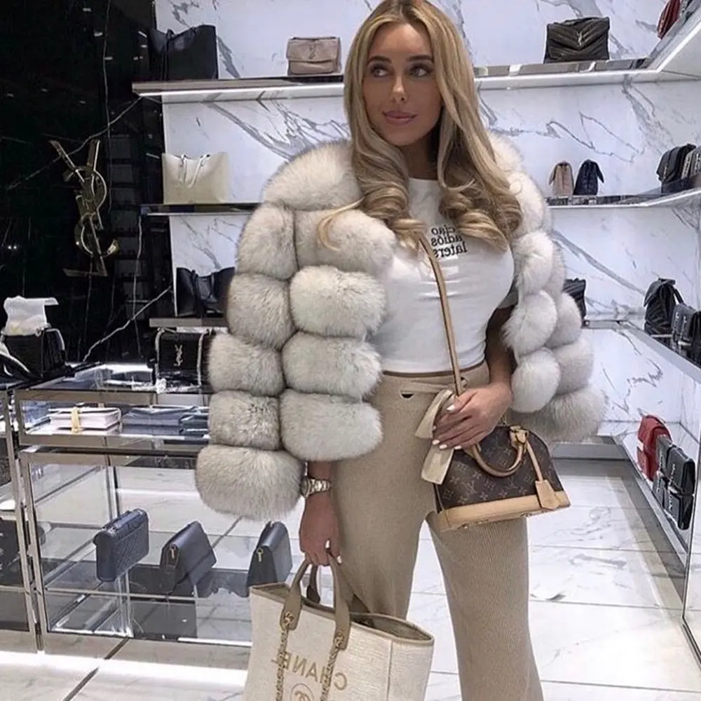 Real Fur Mink Coat Women Winter Mink Coats Female