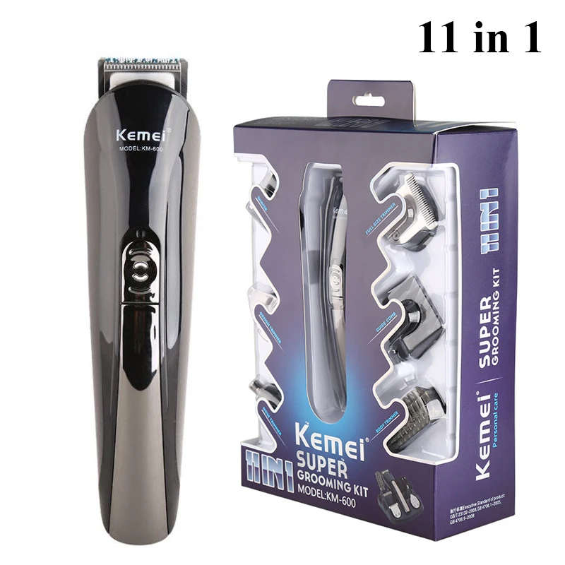 Kemei 11 In 1 Multifunction Hair Clipper Professional Trimmer for Men Electric Beard Cutting Machine KM-600 | Бытовая техника