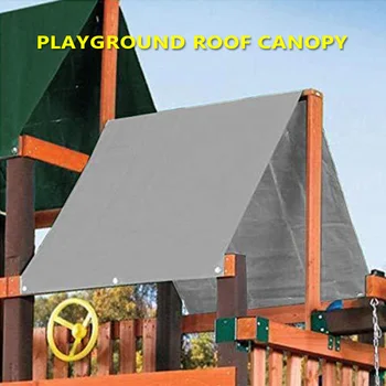 

Waterproof Cover Anti UV Kids 132x226cm Swingset Shade Outdoor Snow Proof Tarp Sunshade Playground Roof Canopy Easy Install