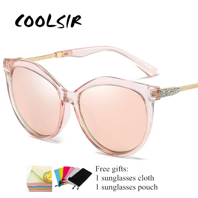 

COOLSIR 2019 Polarized Sunglasses Women Ladies UV400 High Quality Eyewear Sun Glasses Fashion Lens Diamond Luxury Brand Designer