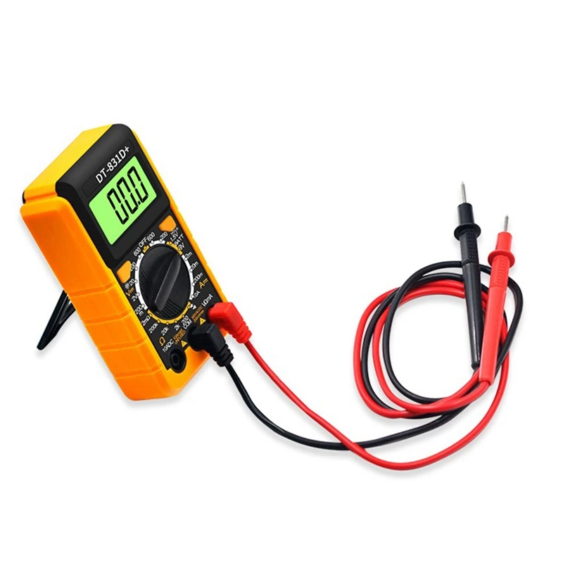 DT-831D+ цифровой мультиметр, электрический мультиметр для обслуживания, измеритель напряжения, прибор для домашнего обслуживания