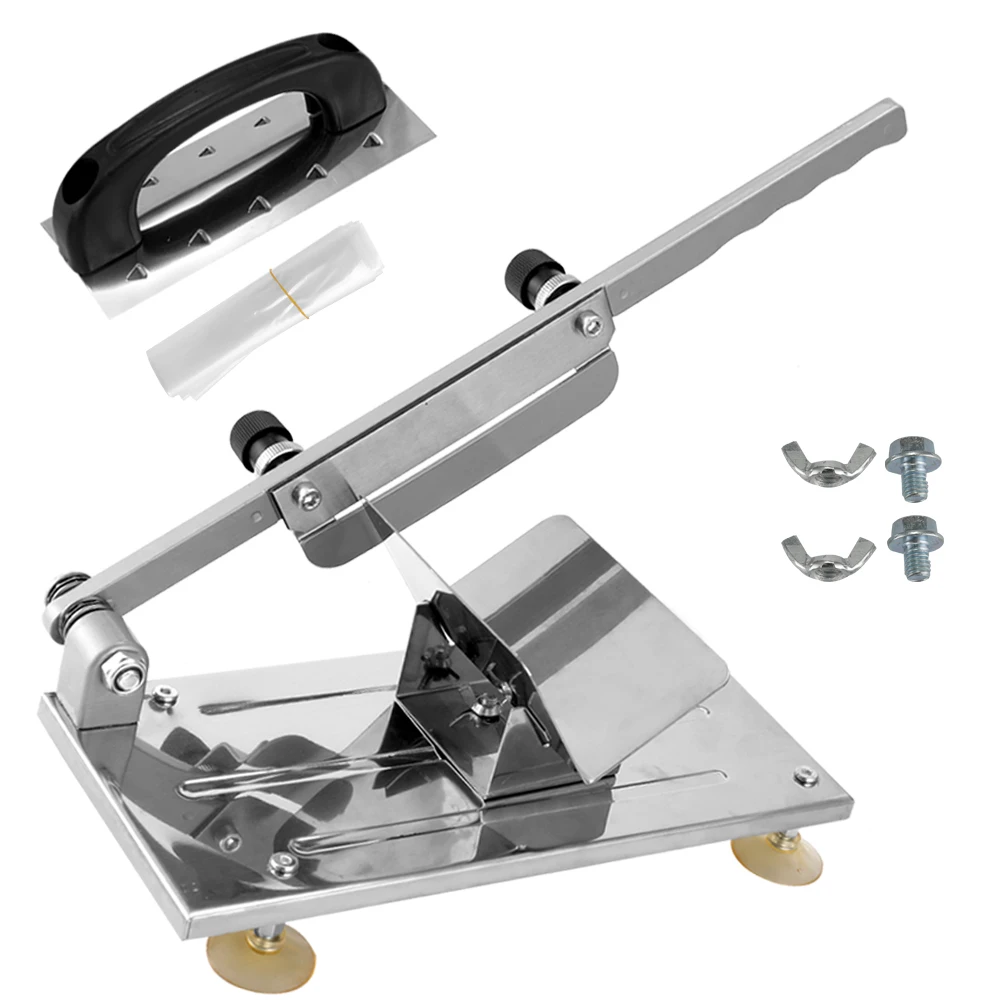 

V-shaped Groove Meat Lamb Slicer Home Manual Meat-cutter Machine Cattle Mutton Roll Frozen Meat Grinder Machines
