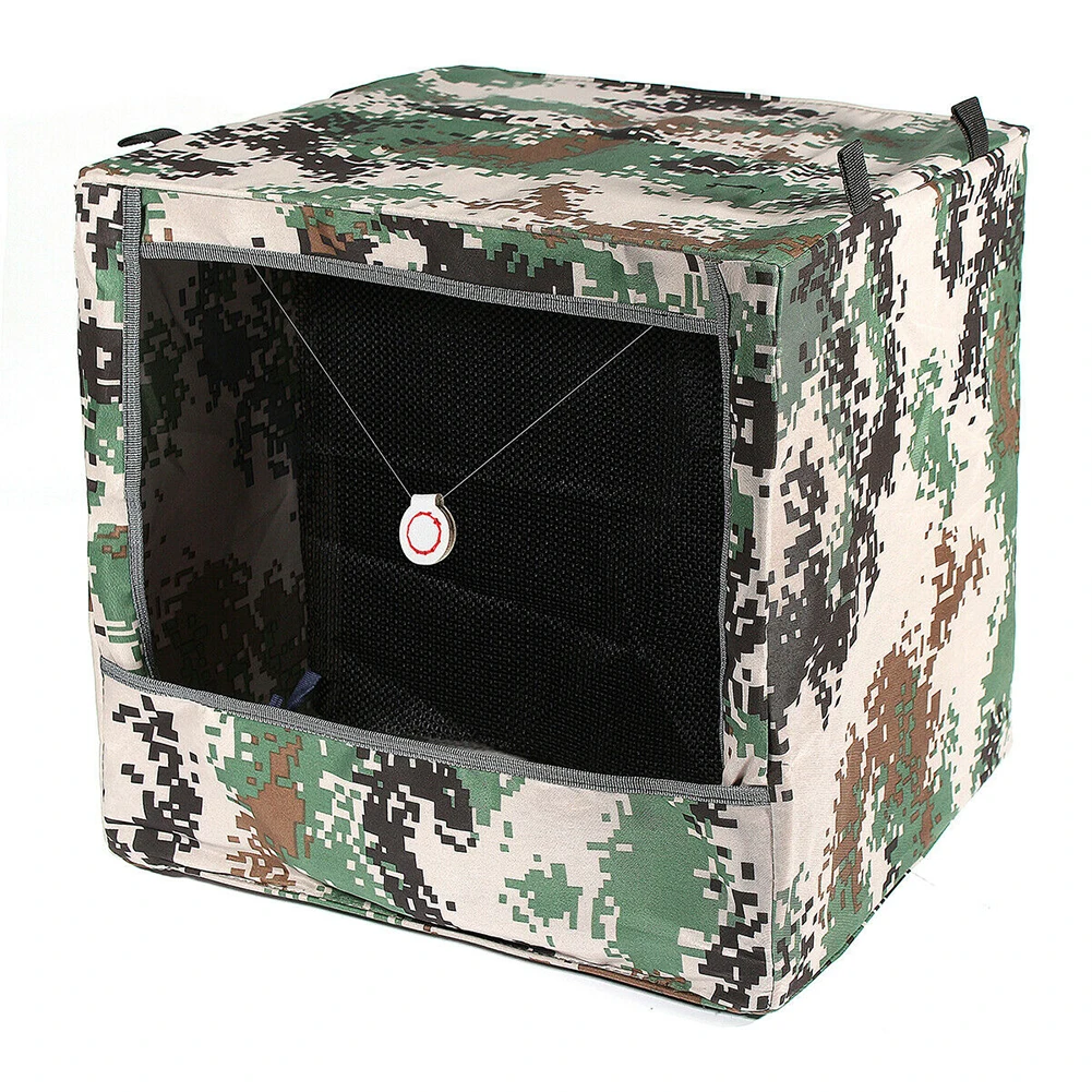 Ferramenta Pano Portátil Camuflagem Reciclar Munição Alvo Catapulta Tiro Caça Dobrável Case Prática Estilingue 11 Cheap Arco e flecha