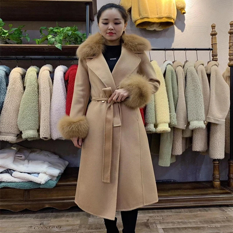 Cashmere coat womens sale Clearance