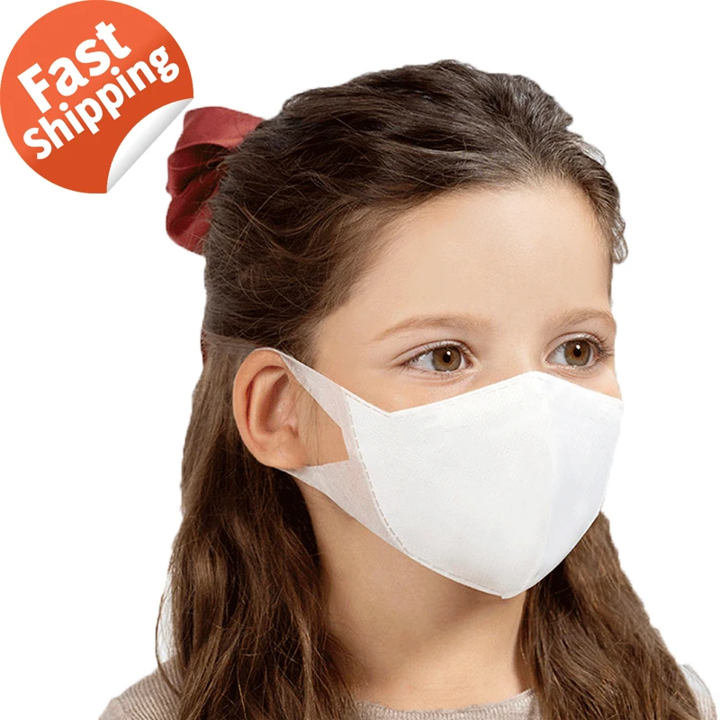 

50Pcs/1Box Profession Children Boy Girl Kids Masks 3 Layer Anti-dust Disposable Mask Adult Child Unisex Mask Fast Shipping