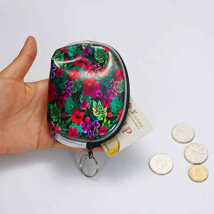 HJKL Женский мини-кошелек с мультяшным единорогом и дельфином, с принтом, кошелек для монет, милая девушка, на молнии, лазерная сумка для монет, сумка для мелочи, держатель для ключей и карт