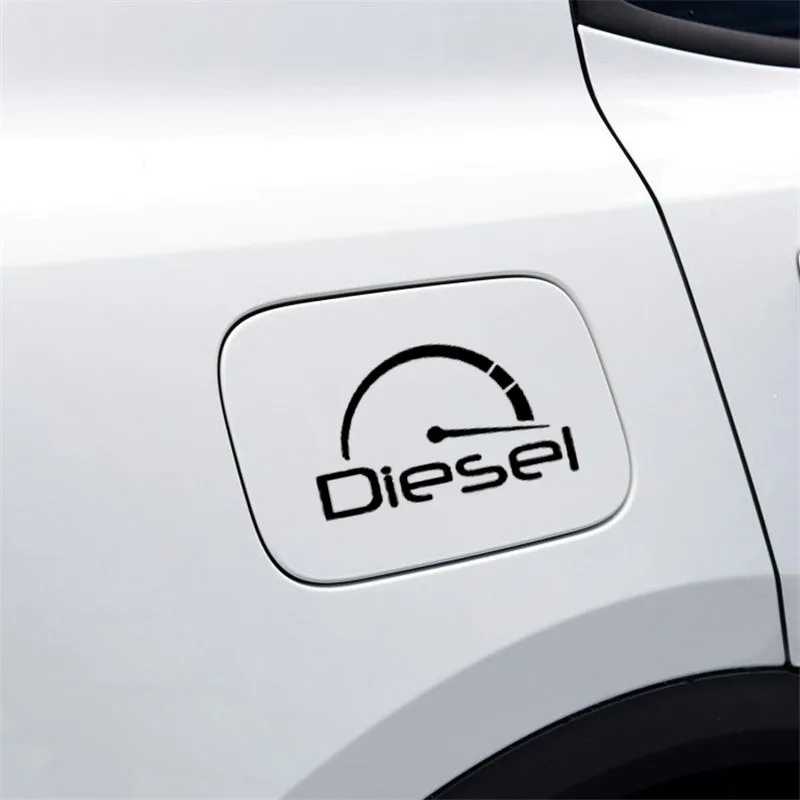 F510# Warning Car Sticker Diesel Only Decoration Waterproof Cool Pvc Decal  Motorcycle Car Accessories - Car Stickers - AliExpress