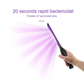 

UV disinfection lamp Portable household sterilization lamp handheld mobile mite removal lamp Indoor office lighting