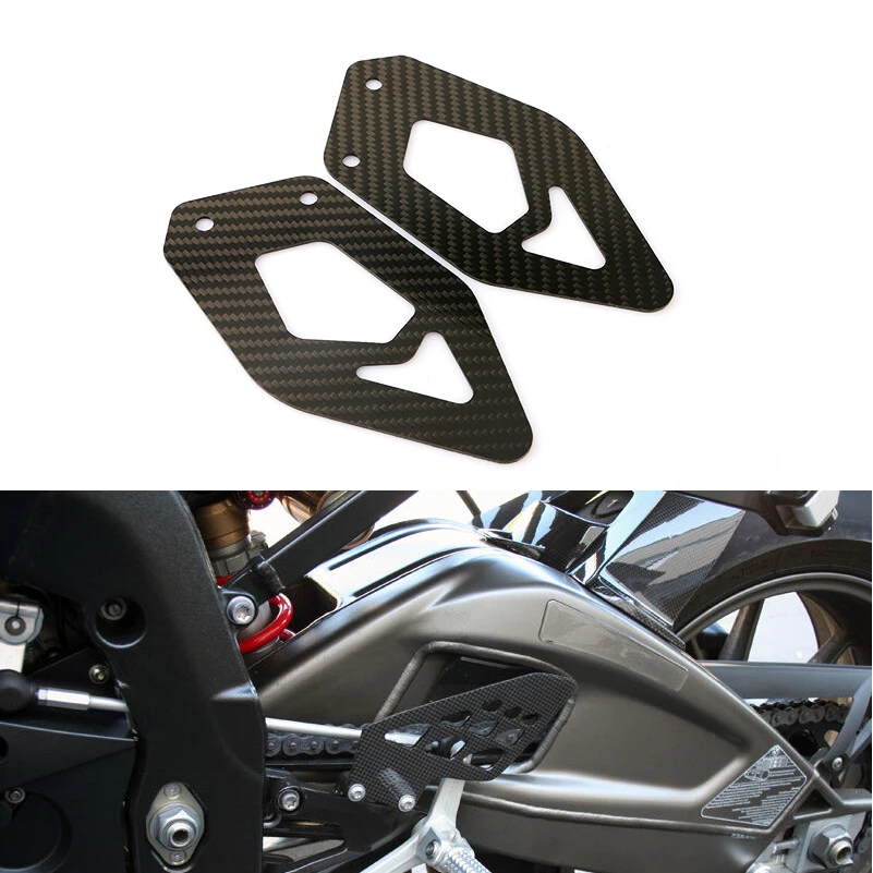 Защитные накладки для ног BMW S1000RR 2009-2018 HP4 Rearset защитные на пятку из углеволокна 2018