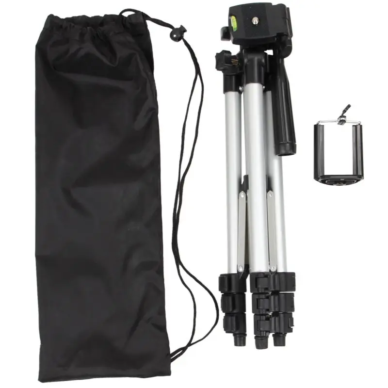  Extendable Scalable Camera Tripod Stand Holder For Canon Nikon Phone + Holder For Iphone X