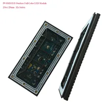 P8 Открытый водонепроницаемый полноцветный светодиодный модуль 256*128 мм, 1/4 сканирования 32*16 точек RGB Светодиодная панель для сцены/рекламы