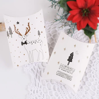 

10 PCS Santa Claus Box Portable Candy Box West Point Box Safe Fruit Box Christmas 2019 For Christmas Hot Sale