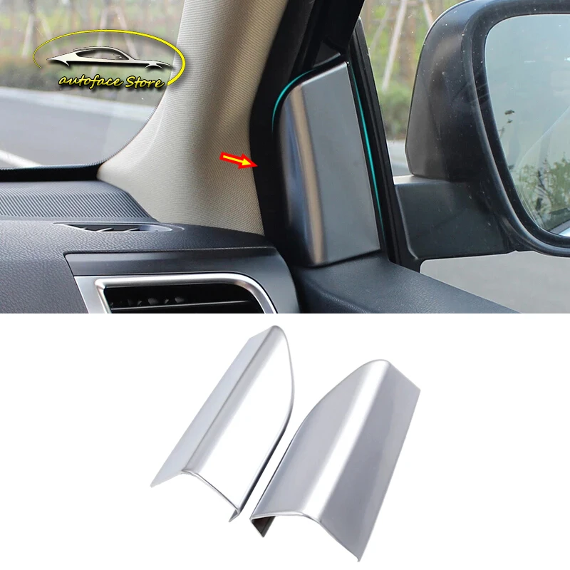 

Хромированный АБС-пластик для Toyota Highlander Kluger 2014-2018, Автомобильный интерьер, колонка A-Pillar, громкий динамик, декоративный гудок, крышка, отделка, наклейка